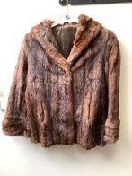 Vintage bruine bontjas, Kleding | Dames, Ophalen of Verzenden, Gedragen, Bruin