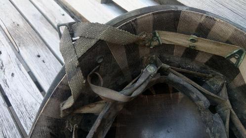 WWII U.S. Army Paratrooper Airborne M1C Helm, Verzamelen, Militaria | Tweede Wereldoorlog, Luchtmacht, Helm of Baret, Amerika