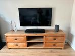 TV meubel teakhout, Ophalen, Gebruikt, Teakhout, Minder dan 100 cm