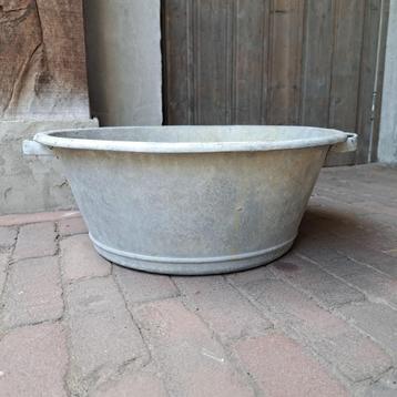 Mooie oude brocante zinken teil 2 handgrepen *Etage3* beschikbaar voor biedingen