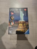 Ravensburger 3D Puzzel - Vrijheidsbeeld Night Edition, Ophalen of Verzenden, Meer dan 50 stukjes, Zo goed als nieuw, 6 jaar of ouder