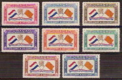 Curacao Luchtpost 18/25 postfris Prins Bernhard Fonds 1941, Postzegels en Munten, Postzegels | Nederlandse Antillen en Aruba, Postfris