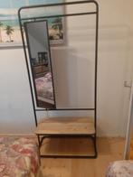 Kapstok met spiegel - Hout & Metaal - Roggel, Huis en Inrichting, Woonaccessoires | Kapstokken, Ophalen of Verzenden, Zo goed als nieuw