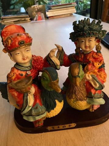 Chinees beeld vrolijke poppetjes beschikbaar voor biedingen