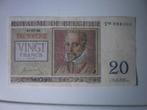 België- 20 Franc - Bankbiljet, Postzegels en Munten, Bankbiljetten | Europa | Niet-Eurobiljetten, Verzenden, België, Los biljet