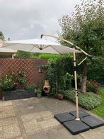 zweefparasol met standaard, Kantelbaar, 2 tot 3 meter, Ophalen of Verzenden, Zweefparasol