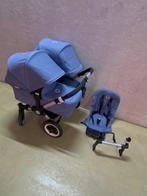 Bugaboo donkey duo blauw, Gebruikt, Verstelbare duwstang, Bugaboo, Ophalen of Verzenden