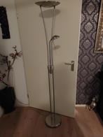 Sta lamp met leeslicht (halogeen), Huis en Inrichting, Lampen | Vloerlampen, Zo goed als nieuw, Metaal, 150 tot 200 cm, Ophalen