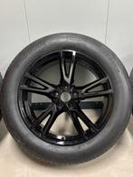 Zwarte 19 Inch originele Audi velgen + zomerbanden, Auto-onderdelen, Banden en Velgen, Banden en Velgen, Nieuw, 235 mm, Personenwagen