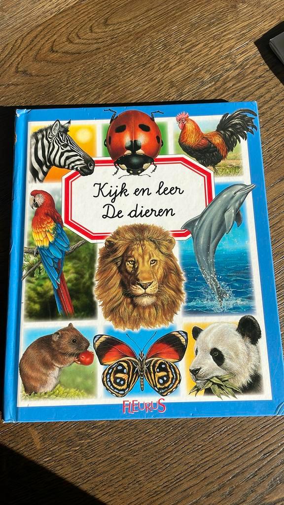 DIEREN kijk en leer, Boeken, Kinderboeken | Jeugd | onder 10 jaar, Zo goed als nieuw, Non-fictie, Ophalen of Verzenden