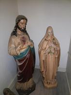 Antieke Religieuze Beelden - Jezus en Heilige, Antiek en Kunst, Antiek | Religie, Ophalen