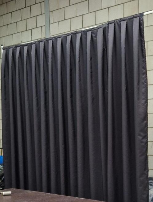 Pipe en Drape gordijnen Poly-Satijn strak en geplooid, Muziek en Instrumenten, Licht en Laser, Zo goed als nieuw, Licht, Kleur