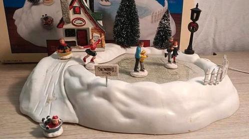 Lemax "Skating Pond", Diversen, Kerst, Gebruikt, Ophalen of Verzenden