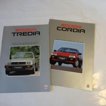 Mitsubishi Cordia Tredia 1983 folders origineel NL tekst SET beschikbaar voor biedingen