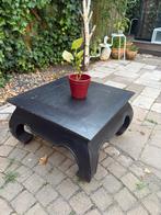 Opium tafel, Ophalen of Verzenden, Vierkant, Hout, 55 tot 75 cm
