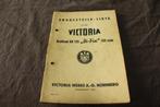 Victoria kraftrad KR125 Bifix 125cc 1953 ersatzteile liste, Ophalen of Verzenden, Overige merken
