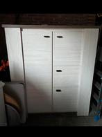 Witcreme bruingrijs dressoir 2x verschillende maten, Huis en Inrichting, Ophalen, Gebruikt, 25 tot 50 cm, Met deur(en)
