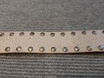 Riem wit leer 112 cm, Wit, Riem of Ceintuur, Gedragen, 105 tot 115 cm