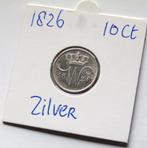 **  1826  - NEDERLAND  - 10 Cent Willem I   -  ZILVER **, Postzegels en Munten, Munten | Nederland, Verzenden, Zilver, 10 cent