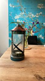 Lantaarn voor kaars industrieel ontwerp, Ophalen, Zo goed als nieuw