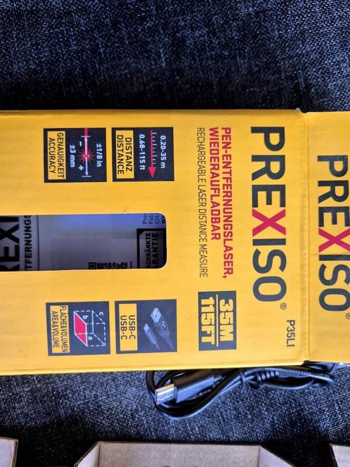 Prexiso P35LI laser/afstandmeter, Doe-het-zelf en Verbouw, Meetapparatuur, Nieuw, Afstand, Ophalen of Verzenden