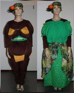 Dikmaakpak in bikini 2-delig kostuum carnaval maat S/M, Maat 38/40 (M), Carnaval, Ophalen of Verzenden, Zo goed als nieuw