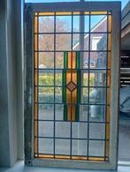 Middelgroot glas in loodraam , afhalen voor 75 euro, Antiek en Kunst, Antiek | Glas en Kristal, Ophalen