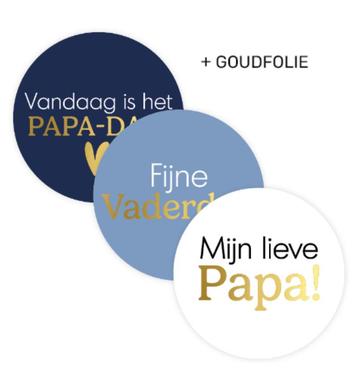 Sluitstickers Vaderdag per 3 stickers  beschikbaar voor biedingen