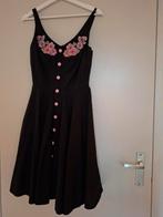 Hell Bunny swing zomer jurk maat M of 12, Kleding | Dames, Maat 38/40 (M), Overige typen, Zwart, Ophalen of Verzenden