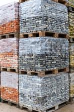 Oude grijze handvorm metselstenen gebikt 4.000 stuks UNIEK!, Doe-het-zelf en Verbouw, Metselstenen, Ophalen of Verzenden, Gebruikt