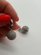 X627 Prachtige zilveren Jette oorbellen, Hangers, Ophalen of Verzenden, X, Zilver