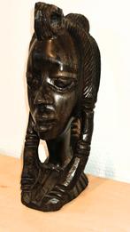 Afrikaans beeld - buste vrouw, Antiek en Kunst, Ophalen of Verzenden