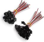 YIXISI 20 Pairs JST SM 3-Pin 2.54mm Pitch Plug