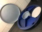 Tupperware prelude preludio hapjesschaal partyschaal zilver, Huis en Inrichting, Keuken | Tupperware, Verzenden, Gebruikt, Blauw