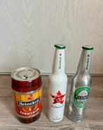3 lege speciale uitgave bierflesjes/blik Heineken, Ophalen of Verzenden, Gebruikt, Overige typen, Heineken