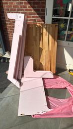 Roze kinderbed IKEA meegroeibed, Kinderen en Baby's, Kinderkamer | Bedden, Ophalen, Gebruikt, 180 cm of meer, 70 tot 85 cm