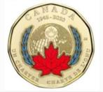 Canada - 1 Dollar 2020 - Colored United Nations - circulated, Postzegels en Munten, Verzenden, Noord-Amerika, Losse munt