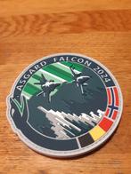 Belgium Airforce Asgard Falcon 2024 Badge, Ophalen of Verzenden, Nieuw, Patch, Badge of Embleem