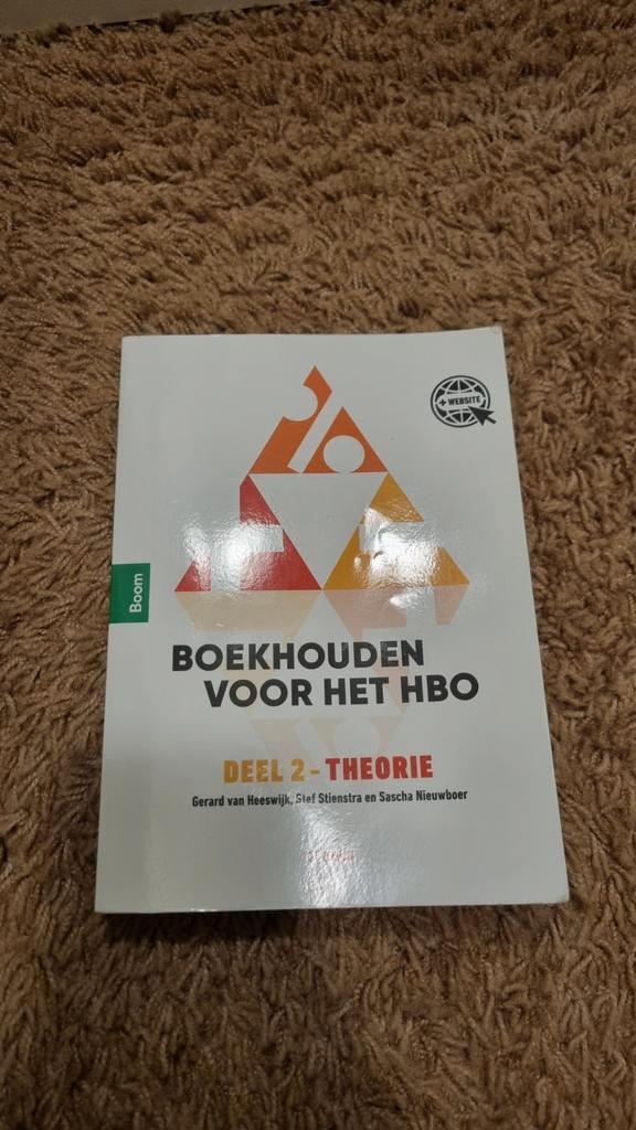 Boekhouden voor het HBO - Deel 2 Theorie, Boeken, Studieboeken en Cursussen, Zo goed als nieuw, HBO, Gamma, Ophalen of Verzenden
