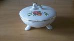 Brocante poederdoos / bijouteriedoos, porselein, Ophalen of Verzenden