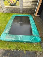 Trampoline MoonWalker 2,2 bij 3,2 meter nieuw onderstel., Kinderen en Baby's, Speelgoed | Buiten | Trampolines, Gebruikt, Ophalen