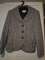 Un Jour Ailleurs Houndstooth Blazer - Maat L, Zwart, Maat 42/44 (L), Un Jour Ailleurs, Ophalen of Verzenden