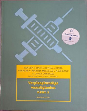 Verpleegkundige vaardigheden DEEL 2 - 9e editie beschikbaar voor biedingen