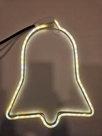 Kerst bel, verlicht met stekker en verloop stekker, Diversen, Kerst, Ophalen of Verzenden, Zo goed als nieuw