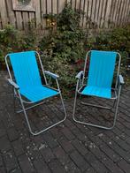 Klapstoelen - Set van 2, Ophalen, Gebruikt, Aluminium, Inklapbaar