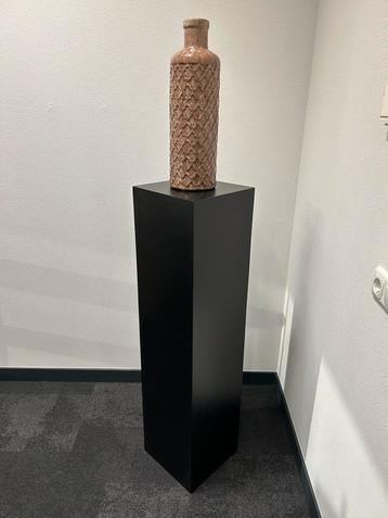 NIEUW - Zwarte Zuil / Sokkel - 30x30x120 cm beschikbaar voor biedingen