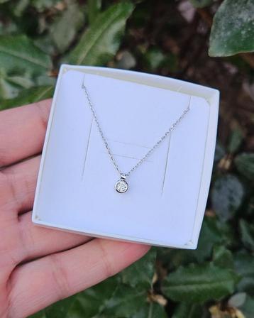 Zirkonia Ketting - Echt Zilver beschikbaar voor biedingen