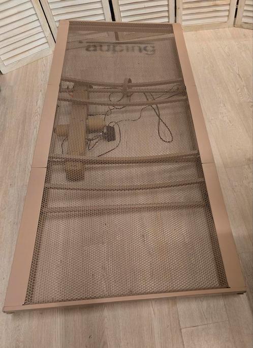 Elektrische Auping spiraalbodem 2 kniks 90 x 200 cm., Huis en Inrichting, Slaapkamer | Complete slaapkamers, Gebruikt, Eenpersoons