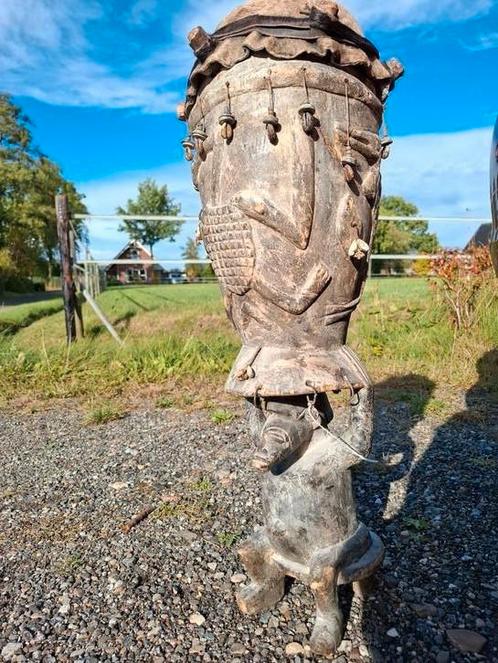 Afrikaans houtsnijwerk van de Senoufo uit Ivoorkust, Antiek en Kunst, Kunst | Beelden en Houtsnijwerken, Ophalen