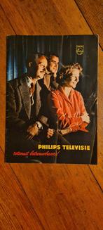 Philips Televisie Folder - Vintage Reclame, Audio, Tv en Foto, Vintage Televisies, Ophalen of Verzenden